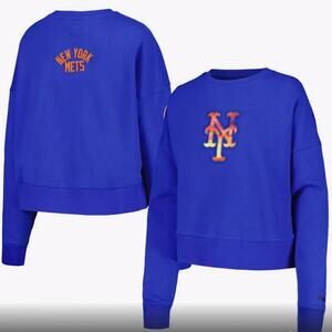 Pro Standard Women's Boxy New York Mets Pullover Size‎ Small